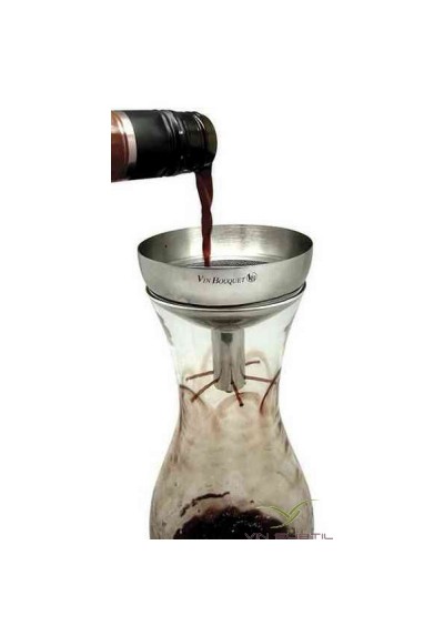 sac de filtre en nylon et séchoir à vin inclus 100 mailles et entonnoir pour brassage/filtre 13 cm PROBEEALLYU Entonnoir filtre à vin avec filtre en acier inoxydable 