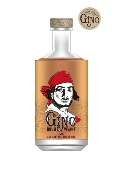 RHUM GINO ALCOOLS VIVANT 70CL 42.2% BIO