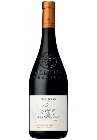 AOP COSTIERES DE NIMES GALLICIAN SIGNATURE SANS SULFITE ROUGE 75CL