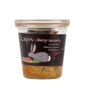 VERRINE LAPIN CHORIZO CORIANDRE 200G