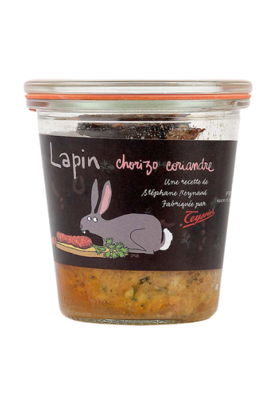 VERRINE LAPIN CHORIZO CORIANDRE 200G