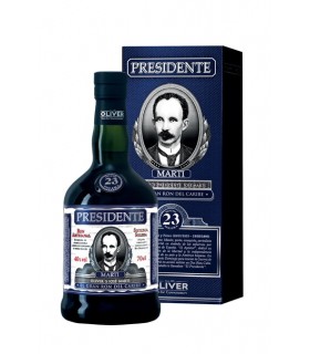 Rhum Presidente Marti 23 ans sous étui 40% 70CL