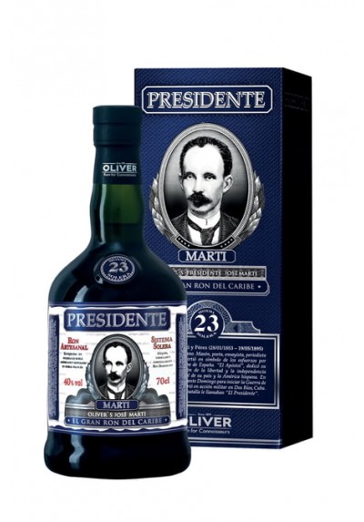 Rhum Presidente Marti 23 ans sous étui 40% 70CL