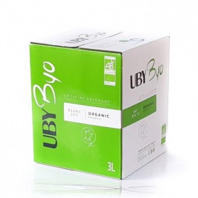 UBY BIO Blanc sec - BIB 3L - IGP Cotes de Gascogne