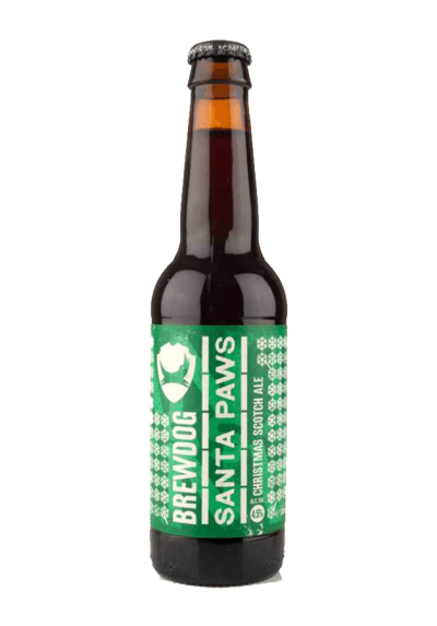 BREWDOG SANTA PAWS  CHRISTMAS SCOTCH ALE 33CL