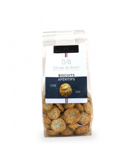 BISCUITS APÉRITIF SÉSAME-PAVOT 90GR