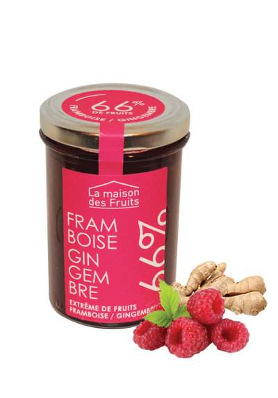 EXTREME DE FRUITS FRAMBOISE-GINGEMBRE 110G