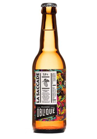 LA SACADE   5,8 % BRASSERIE-OBLIQUE 33CL BIO