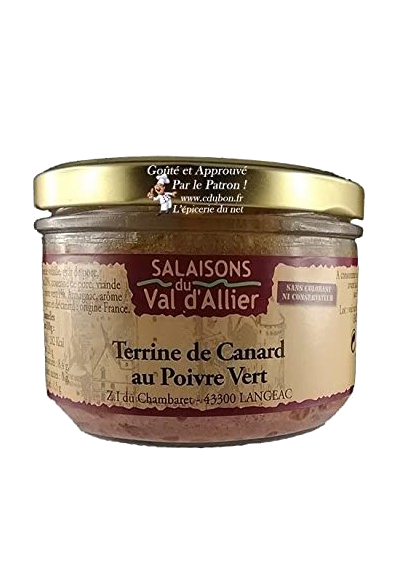 TERRINE CANARD POIVRE VERT 180gr