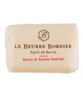 BEURRE BORDIER 1/2 SEL 125G