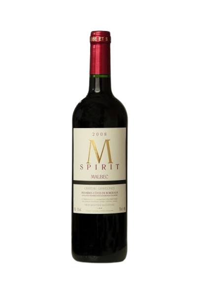 COTES DE BORDEAUX M SPIRIT ROUGE 75CL CHATEAU LA GRAVELINE