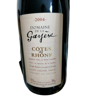 AOC COTE DU RHONE GAYERE ROUGE 75CL