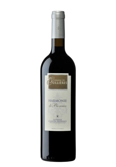 AOP COTEAUX D'AIX EN PROVENCE ROUGE  "HARMONIE DE PROVENCE" 75CL DOMAINE DES OULLIERES