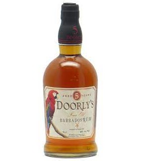 DOORLY'S Rum 5 Ans Barbados 40% 70cl