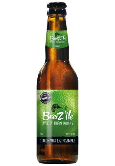 COREFF BREIZ'ILE (citron vert et gingembre) 33cl