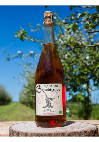 CIDRE FERMIER DU PAYS DE BROCELIANDE ROSE BIO 75CL