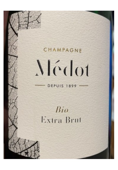 CHAMPAGNE MEDOT EXTRA-BRUT BIO EN ETUIS 75CL