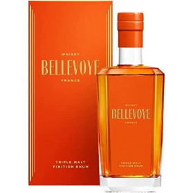 BELLEVOYE ORANGE - Whisky de France Finition Rhum 40% 70cl
