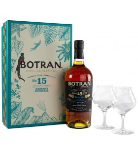 Rhum Vieux Botran 15 Coffret 2 verres 40° - 70 cl