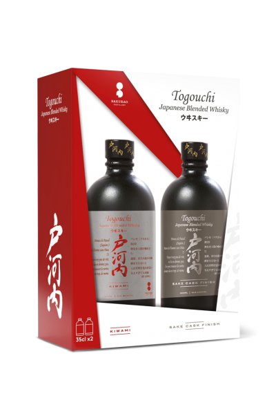 Coffret duo Togouchi Kiwami & Togouchi Saké Cask Finish - Blend - 40% - 2 x 35cl