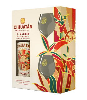 COFFRET CIHUATAN 12 ANS + 2 VERRES 40%