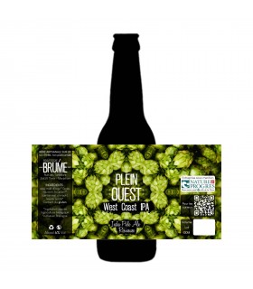 BRASSERIE BRUME - PLEIN OUEST IPA - 6% - 33cl