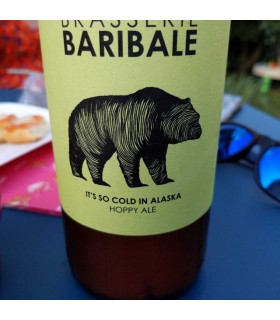 BRASSERIE BARIBALE It's so cold in alaska HOPPY ALE 5% 75cl