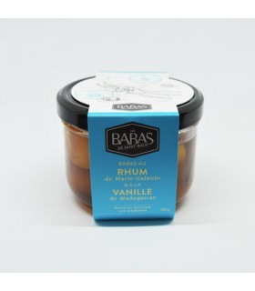 mini BABAS au RHUM de marie-galante à la VANILLE de madagascar 8% 120G