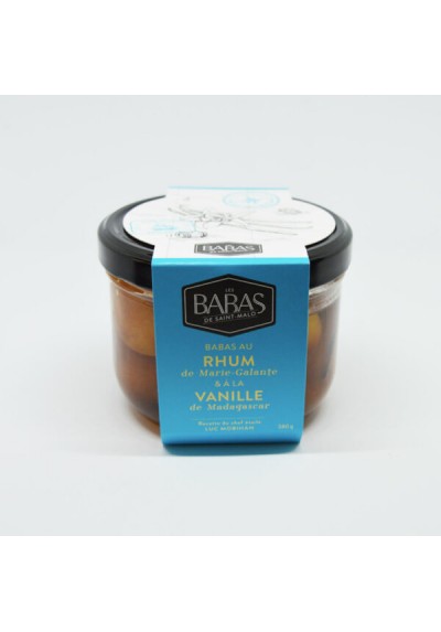 mini BABAS au RHUM de marie-galante à la VANILLE de madagascar 8% 120G