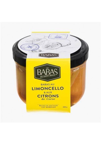 BABAS au LIMONCELLO & aux CITRONS de corse 7% 380G