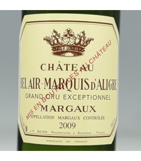 Château Bel Air - Marquis d'Aligre aop Margaux 2009 rouge 75cl