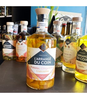 Rhum ARRANGÉ DU COIN POMME GINGEMBRE CURCUMA 32% 70cl