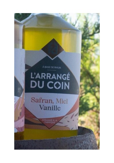 Rhum ARRANGÉ DU COIN SAFRAN MIEL VANILLE 31,5% 70cl