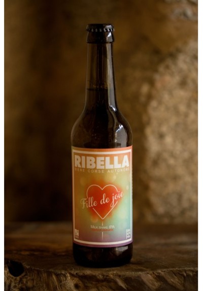 Brasserie Ribella Fille de Joie Milkshake IPA Abricot Romarin 5% 33cl