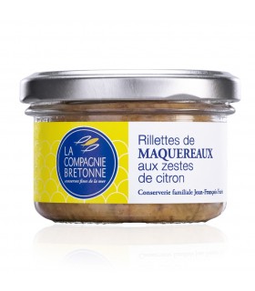 Rillettes de Maquereaux aux zestes de citron La Compagnie Bretonne 90G