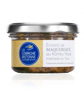 Emietté de Maquereaux au Kombu Royal et marinade au yuzu La Compagnie Bretonne 90G