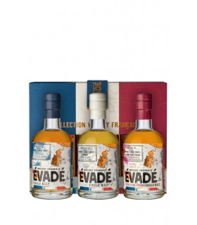 COFFRET WHISKY TRILOGIE EVADÉ 3 X 20CL 42%