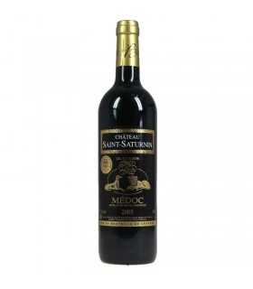 AOP MEDOC CHATEAU SAINT SATURNIN 2005  ROUGE 75CL