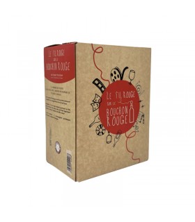 BIB 5L Rouge IGP Comte Tolosan Le Fil rouge sur le bouchon rouge Les Marmandais