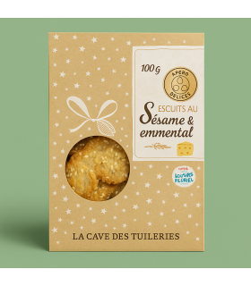 Apéro Délices - Biscuits sésame emmental