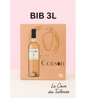 IGP IGP ILE DE BEAUTE CORSE LES VIGNERONS D'AGHIONE CORSOLI Rosé BIB 3L
