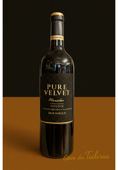 IGP PAYS D’OC PURE VELVET ROUGE (MARSELAN) SIEUR D'ARQUES 75CL