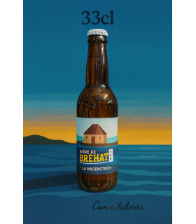Brasserie de Bréhat (22) La Marémotrice (Blanche) 5% 33cl