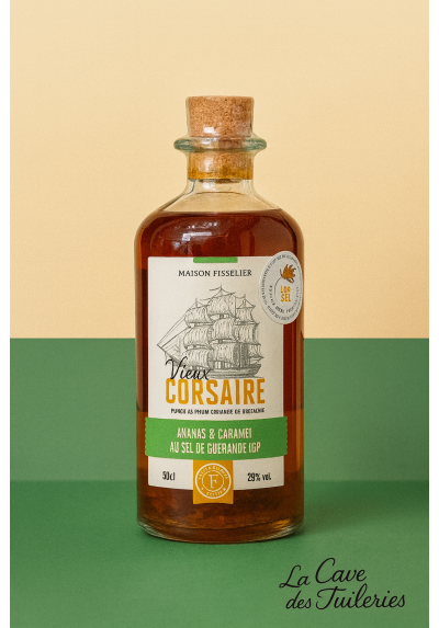 Maison Fisselier (35) Rhum arrangé Vieux Corsaire Ananas & Carame Salé 29% 50cl