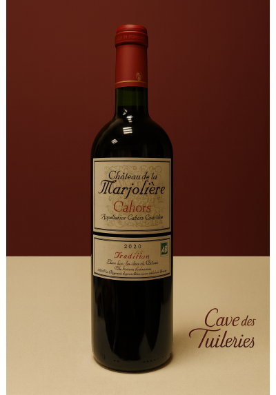 AOP CAHORS ROUGE BIO CHATEAU DE MARJOLIERE 75CL