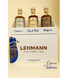 LEHMANN Distillerie WHISKY Coffret Trio 3X20cl