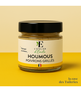 Houmous poivrons grillés 90g L'Atelier d'Emile