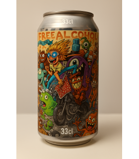 CAN'S - Brasserie Nautile (44) Free Party IPA SANS ALCOOL ET SANS GLUTEN 0.4% 33cl