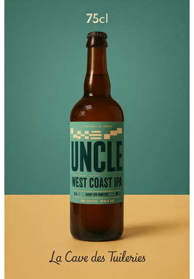 BIERE UNCLE "WEST COAST IPA" 75cl