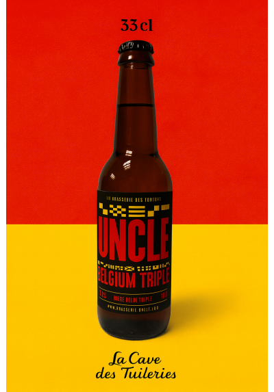 Brasserie UNCLE (22) BELGIUM TRIPLE 8% 33cl